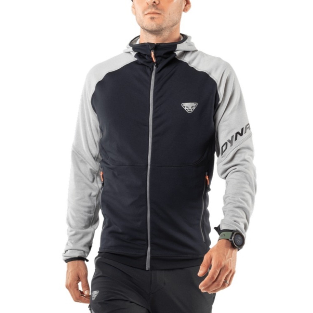 DYNAFIT Transalper DST Mens Jacket XL Gray/Black Water Wind Resistant Running